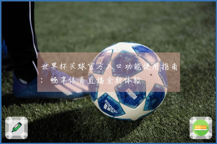 世界杯买球官方入口功能使用指南：畅享体育直播全新体验